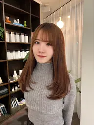 ロング・ミディアム・ボブカット🌸シャンプーブロー付きアイロン仕上げ○