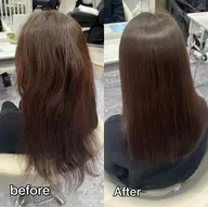 髪質育成ストレート＋整えカット※撮影OKな方