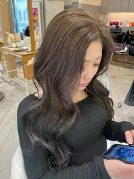 艶感カラー➕Aujua4stepトリートメント🩶