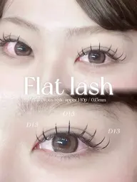 🪽マツエク🪽フラットラッシュ 140本👀⭐️コーティング仕上げ無料🆓オフあり無料