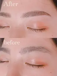 アイブロウリフト×メイク仕上げ ♡