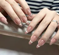 ⋆˙♡✨チップ長さ出し！マグネットフレンチネイル