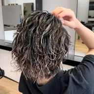 【ご新規様限定】メンズカット+ハイライト+パーマ