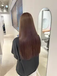 ✨️艶髪確定メニュー✨️透明感カラー+髪質改善ケラチントリートメント🫧