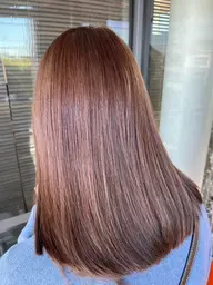 カット+縮毛矯正+髪質改善トリートメント ¥15400