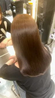 【️ブリーチなしで明るくしたい方へ】🫧低ダメージダブルカラー+髪質再生トリートメント🫧(スチーマーで内部補修‼️)