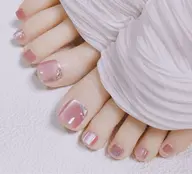 🦶60分持ち込みデザイン🔥親指アート2本+8本ワンカラー💖マグネット🧲フラッシュ🌷（ストー放題10個まで）🤩