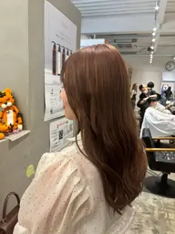 カット+ブリーチなしWカラー