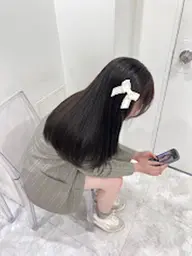 【NEW‼️】瞬間補修✨LOAウォータートリートメント🫧＋カット＋透明感カラー