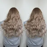 ケアブリーチカラー＋シールエクステ60枚＋Aujuaトリートメント