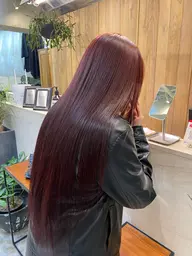 春に向けての暖色カラー🌸柔らかな質感の暖色をお楽しみ下さい😊