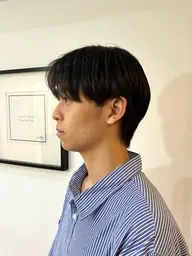 🚹🤍メンズカット✂️+選べるメニュー【眉カットorヘッドスパ】