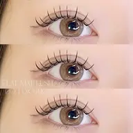 【オフ無料】フラットマットラッシュ120本+束感コーティング仕上げׅ ⊹