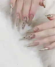 ❤️‍🔥🉐10本長さ出し💎6本アート(ストーン-パーツ付け放題) 25%🉐💎💅