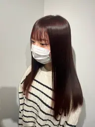 👑今話題の髪質改善カラー👑質感再整カラートリートメント(長さ料別途)