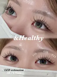 🎀アンドヘルシーLEDエクステ120本🎀(オフ込み)