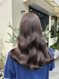 透明感カラー+シャンプーブロー💎