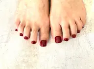 パラジェル使用♪フットワンカラー¥5,800→¥5,200（オフあり＋¥200）《ケア、ハンドトリートメント保湿付き✨》