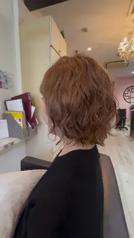 カット➕ダメージレスパーマ🪽➕ケラチンTR💎 [柔らかパーマ パーマ女子 くせ毛風 ボブパーマ 外国人風ヘア]