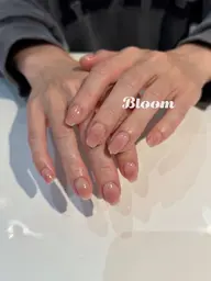 オフなしチークネイル🎀