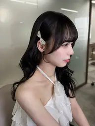 似合わせ💕前髪顔周りカット✖️韓国風巻き下ろし🎀