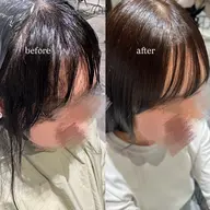 【前髪・顔まわりのみ✨】カット+縮毛矯正