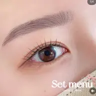 上下まつげパーマ+眉毛WAX