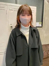 ⭐️さりげないデザインでオシャレに⭐️カット＋インナーカラー＋透明感カラー＋3stepトリートメント