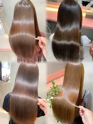 🌈❣️minimo予約限定🌈似合わせカット+髪質改善ストレート+質感再生スチームトリートメント+コテ巻きしあげ❣️