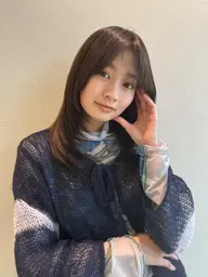 🔴🔵 🟢🟡 韓国風レイヤー【史上最高の艶髪】似合わせカット+メテオカラー（髪質改善）+オージュアTR