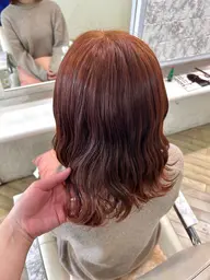 ダブルカラー(ブリーチなし)＆アイロン仕上げ👼🏻💘