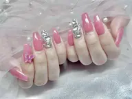 💙ジェルチップ長さだし💙フラッシュネイル/マグネット
