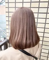 ✨ブリーチなしで限界透明感に挑戦‼️ブリーチなしのワンカラー✨