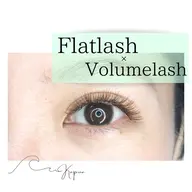 ボリュームラッシュ×フラットラッシュMIX