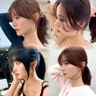 結んでも可愛い顔まわりカット＋ワンカラー🩷🎀🪄