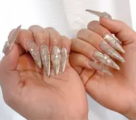 【チップ長さ出し10本】やり放題🌸マグネット/フラッシュ/ラメ/ミラー/ワンカラー／持ち込みデザイン可