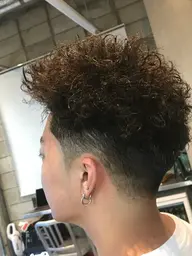 カット+ツイストスパイラルパーマ