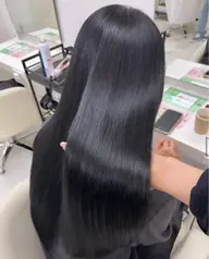艶カラー + 髪質改善トリートメント 🫧🩵