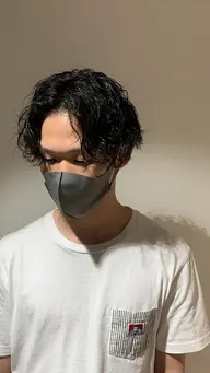 スパイラルパーマ（ツイスパ）＋メンズカット