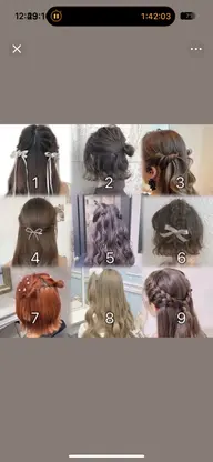 .⋆𝜗𝜚推し活ポイントヘアアレンジ.⋆𝜗𝜚ライブ前にワンポイントで可愛くしませんか🎀🪄