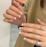 【チップ長さだし】フレンチネイル🌟