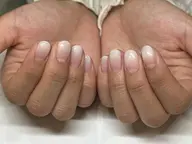 【ハンド】オフ無し白グラデーション（クリアベース）※現金支払いのみ