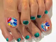 フットバス付き☆親指アート自由＋フットジェル