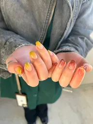 ニュアンスグラデーション (ラメグラ、左右カラーチェンジ可)