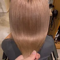 ダメージレスWカラー+髪質改善トリートメント