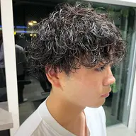 【平日限定大人気クーポン】メンズカット＋波巻きスパイラル