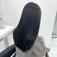 【🪽暗髪だからこそ大切な艶感🪽】透明感の優れた韓国暗髪カラー🇰🇷ワンカラー➕さら艶🤍髪質改善トリートメント