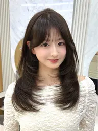 【minimo限定❣️1日3名様のみ❣️】レイヤーカット🇰🇷＋極上トリートメント🧸#レイヤーカット#似合わせカット