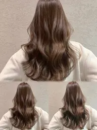 【❣️ミニモセール❣️ 】似合わせカット💇‍♀️+艶髪特化高級カラー+超浸透トリートメント！ロング料金無し！