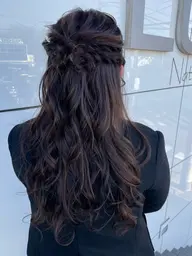 【ライブやイベント前に🌟】セット/ハーフアップ🌷🧸